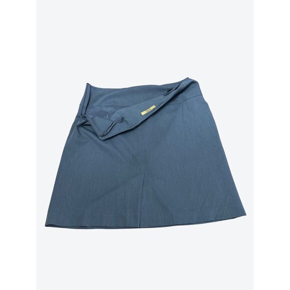 Alex Marie Gray Pencil Skirt Button Accents Size 16 Lining Business Wear Designe - Picture 2 of 12